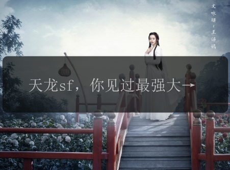 天龙sf,你见过最强大的帮派是哪个?